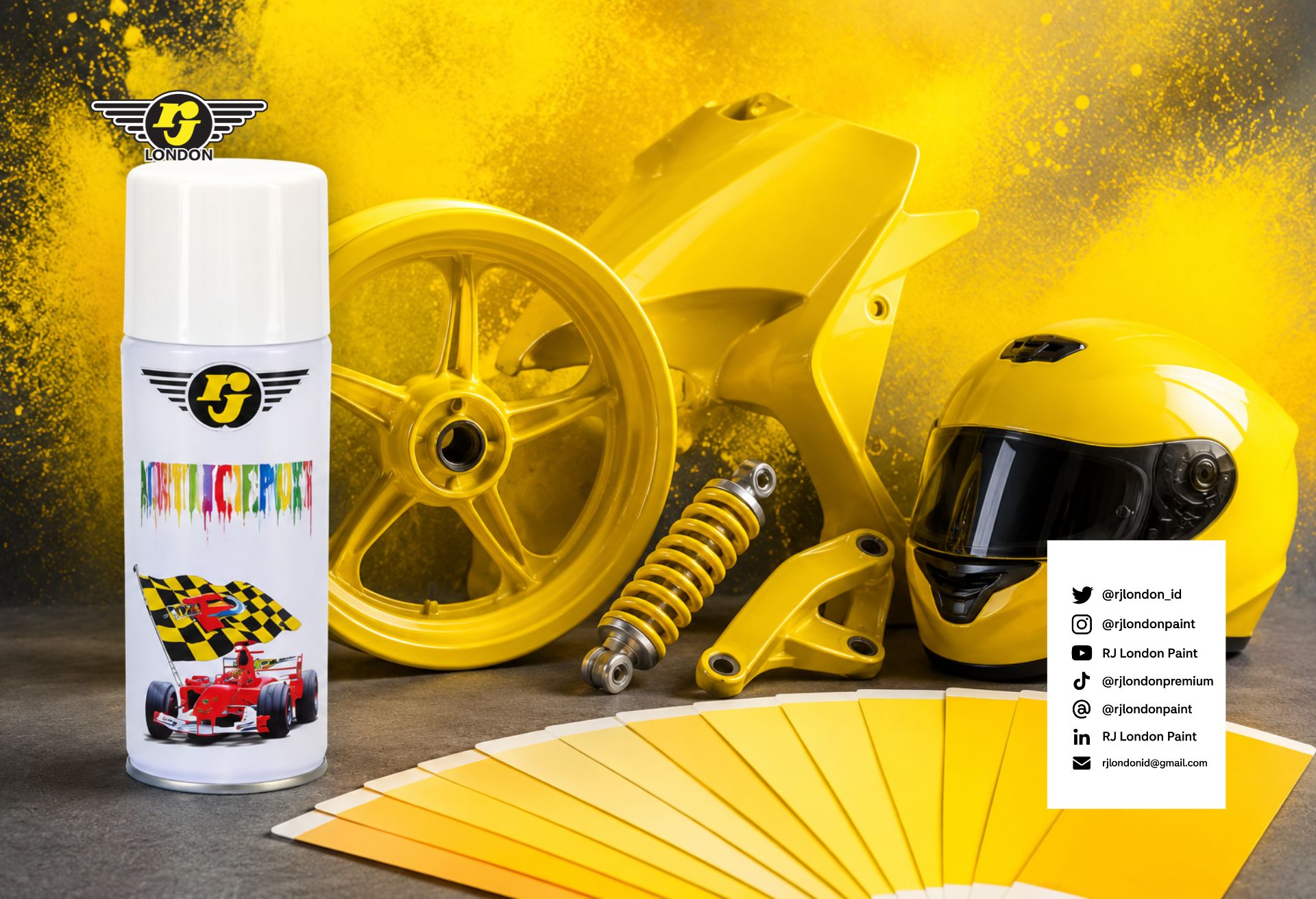 Cat Semprot Warna Kuning: Pilihan Warna Cerah untuk Berbagai Kebutuhan Repaint